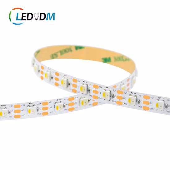 19W DC 5V 10mm Wide Sk6812 5050 RGBW 60LEDs Per Meter Party Decoration Pure White Digital LED Strips