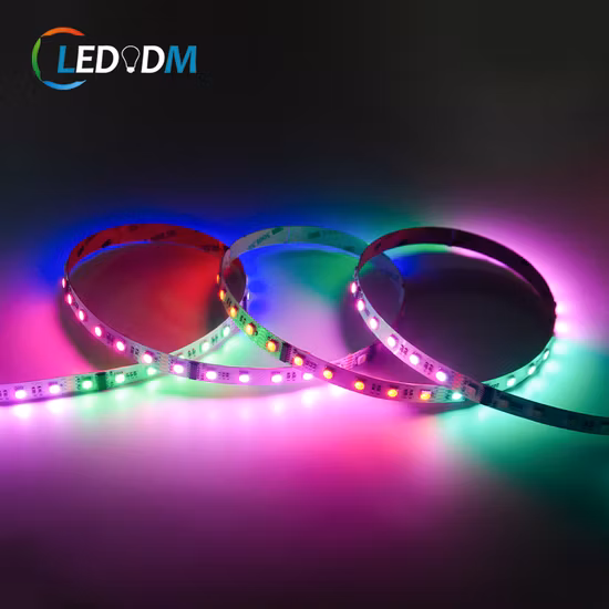 SMD5050 60LEDs/M Addressable LED Strip 24VDC 19.2W/M DMX RGBW LED Strip