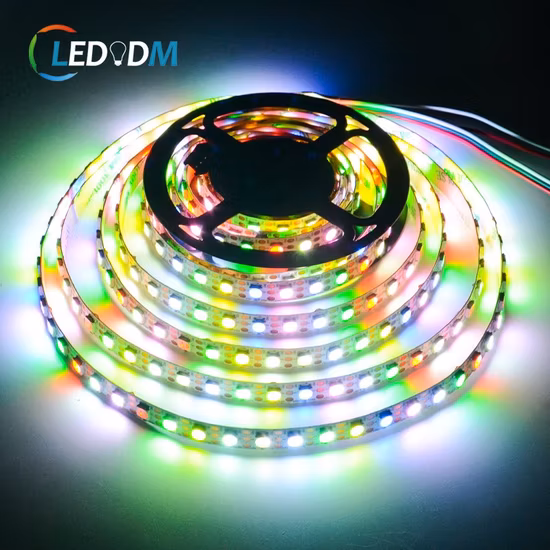 19W DC 5V 10mm Wide Sk6812 5050 RGBW 60LEDs Per Meter Party Decoration Digital LED Strips