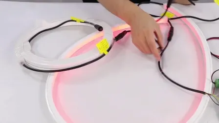 IP67 Outdoor Flexible DMX512 RGB LED Neon Flex with Digital LED