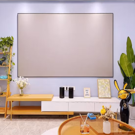 16 9 133 Inch Acoustically Transparent Fixed Frame Screen