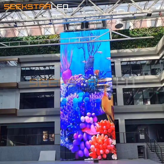 Clear Transparent LED Video TV Wall P3.91mm Indoor Curtain Digital Signage Displays Screen