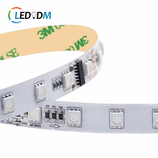Milky Cover SMD RGB 5050 LED Digital Bar DMX LED Light Strip for Outdoor Lighting Project